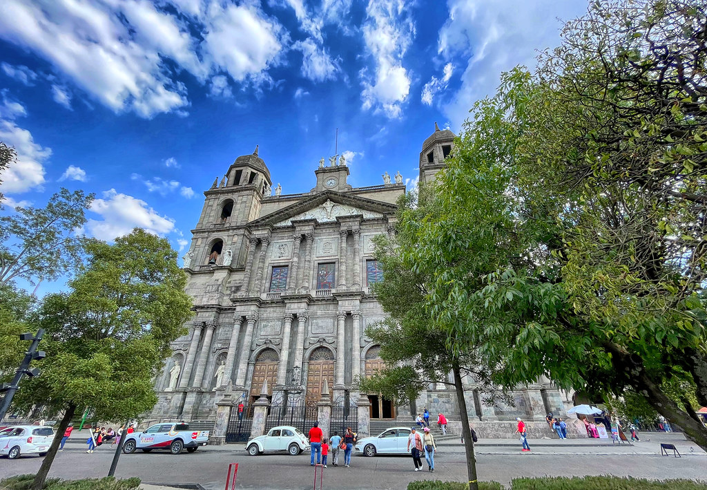 Catedral de Toluca en el centro histórico